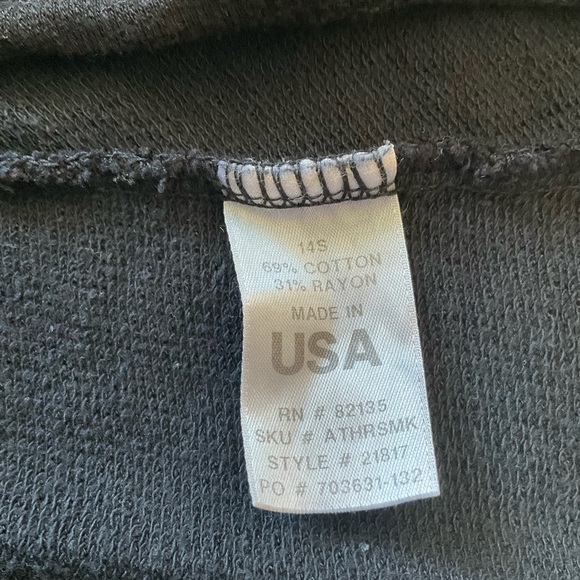 Fresh Produce Black Long Sleeve Top 3/4 Sleeves S - Picture 5 of 9